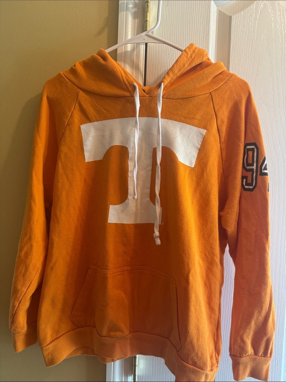 Vintage Power T  Tennessee Hooded Sweatshirt with White Logo
